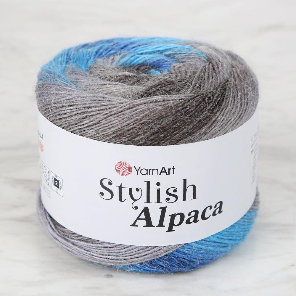 YarnArt Stylish Alpaca Ebruli El Örgü İpi - 7709